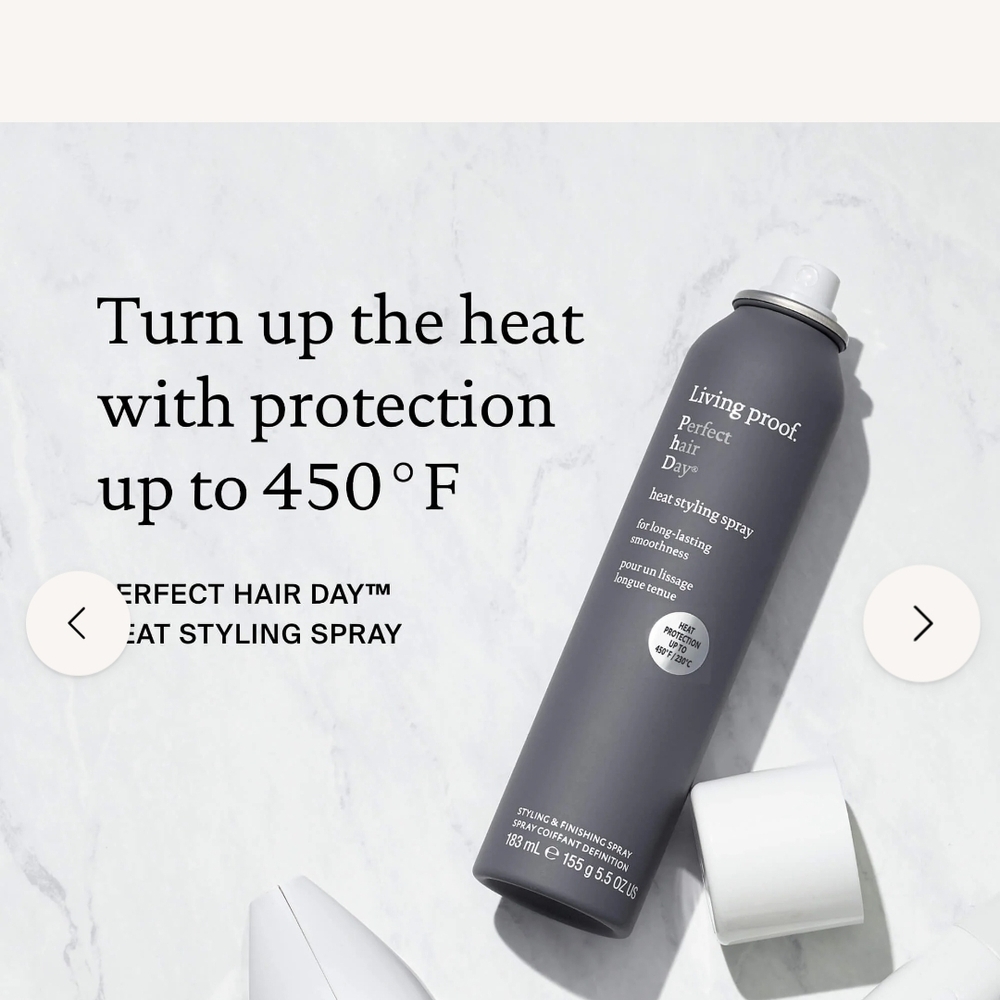 Living Proof Perfect Hair Day Heat Styling Spray - Gray and White - Picture 2 of 4